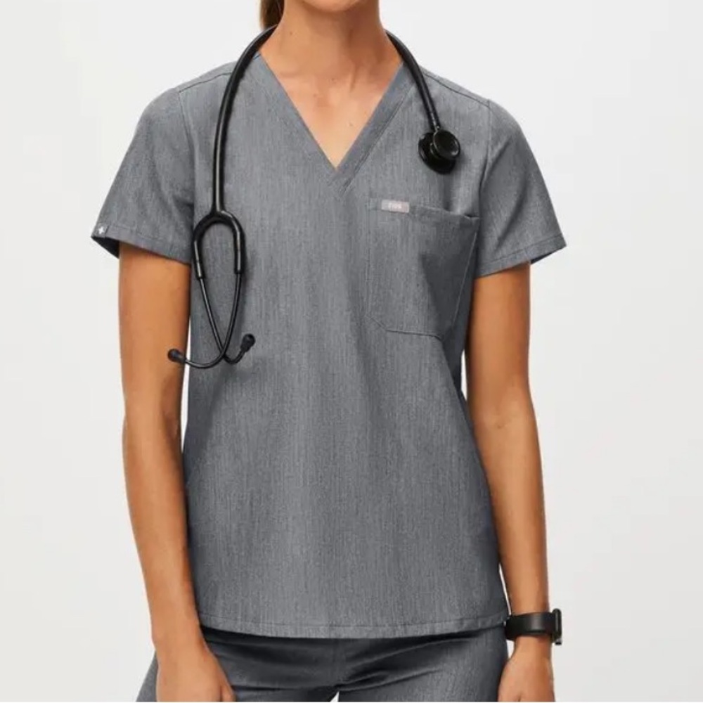 Catarina One-Pocket Scrub Top™ xs Graphite
